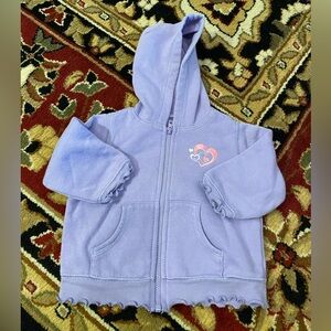 Okie Dokie 6-9m Hoodie with Heart Design